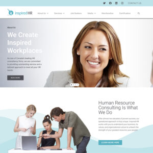 Inspired HR Website Screenshot